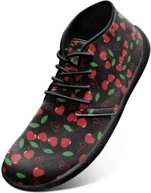 Barefoot Sneakers Mushroom Lace Up Shoes for Women Trendy Fruit Wide Minimalist Shoe Comfortable Running Walking Shoe