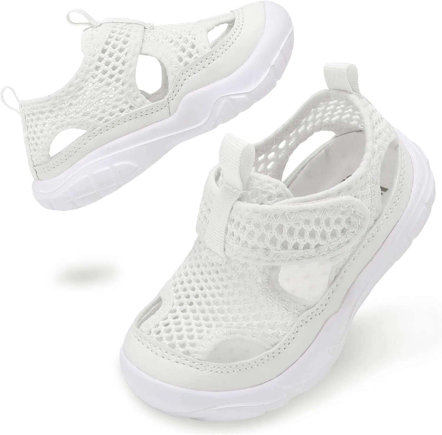 BARERUN Kids Water Shoes Boys Girls Barefoot Aqua Socks for Swim Surf Pool Beach Sport Lightweight Breathable Sandal Athletic Slip-On Sneaker for Toddler Outdoor Indoor