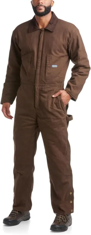 Bass Creek Outfitters Mens Coveralls - Insulated Water-Resistant Long Sleeve Work Wear Jump Suit, Coveralls for Men (M-XXL)