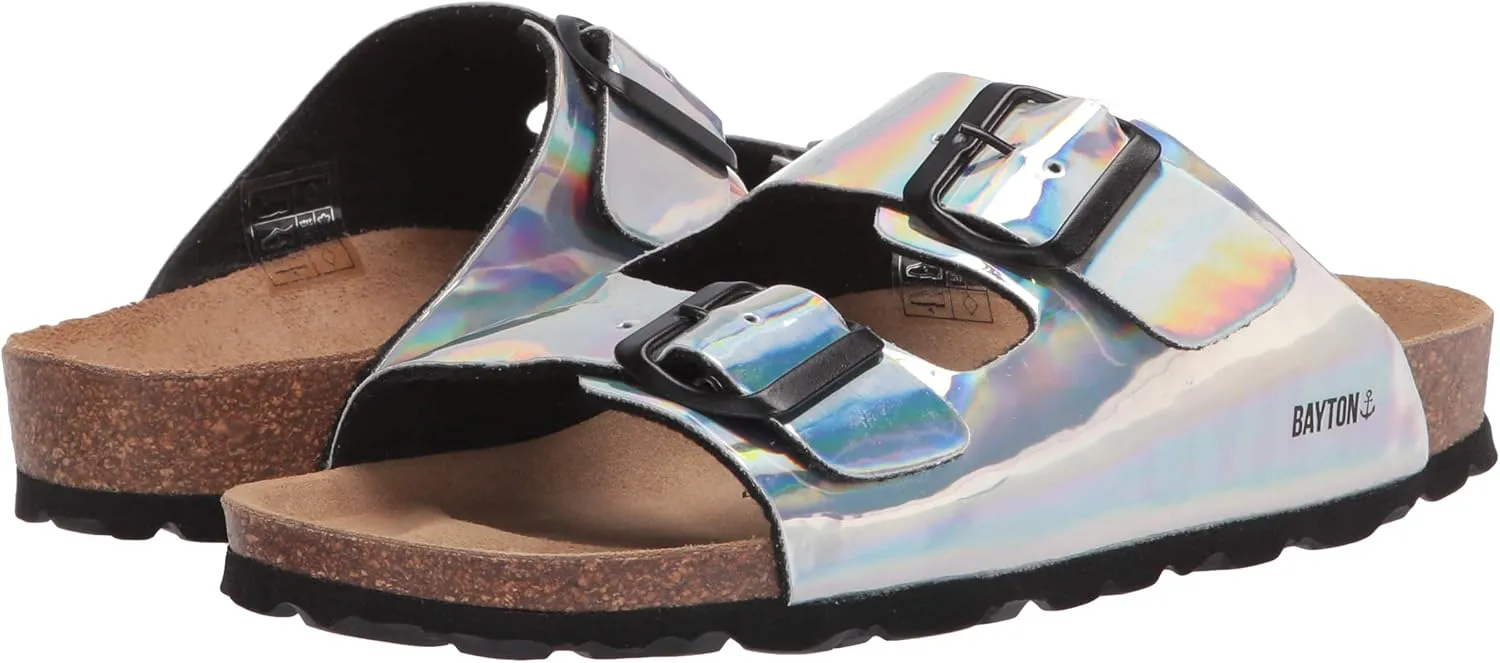 Bayton Unisex-Child 2 Strap Buckle Sandal
