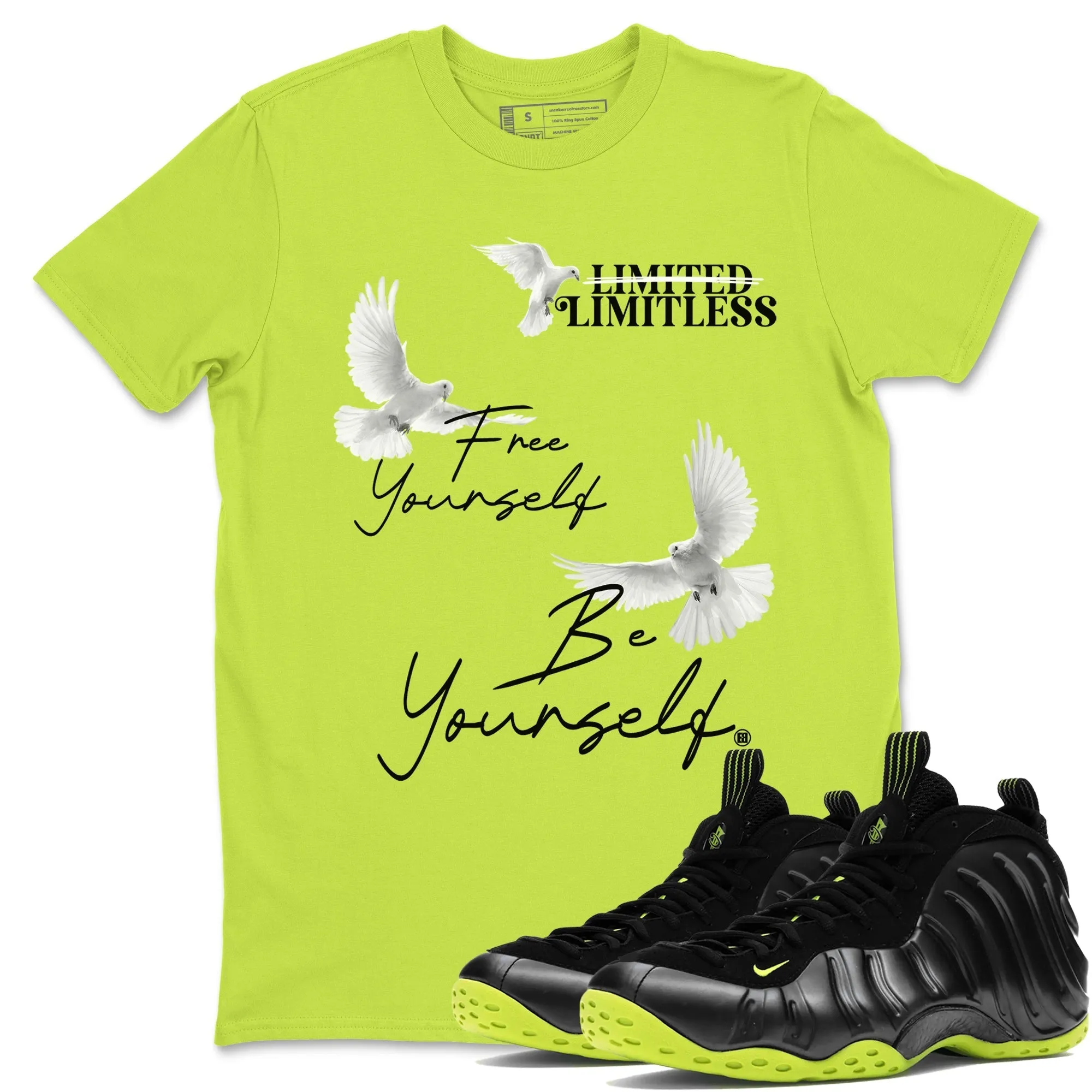 Be Black Yourself Foamposite One Fairly priced Volt SNRT - Free Vast range Air Yourself Tees Sneaker