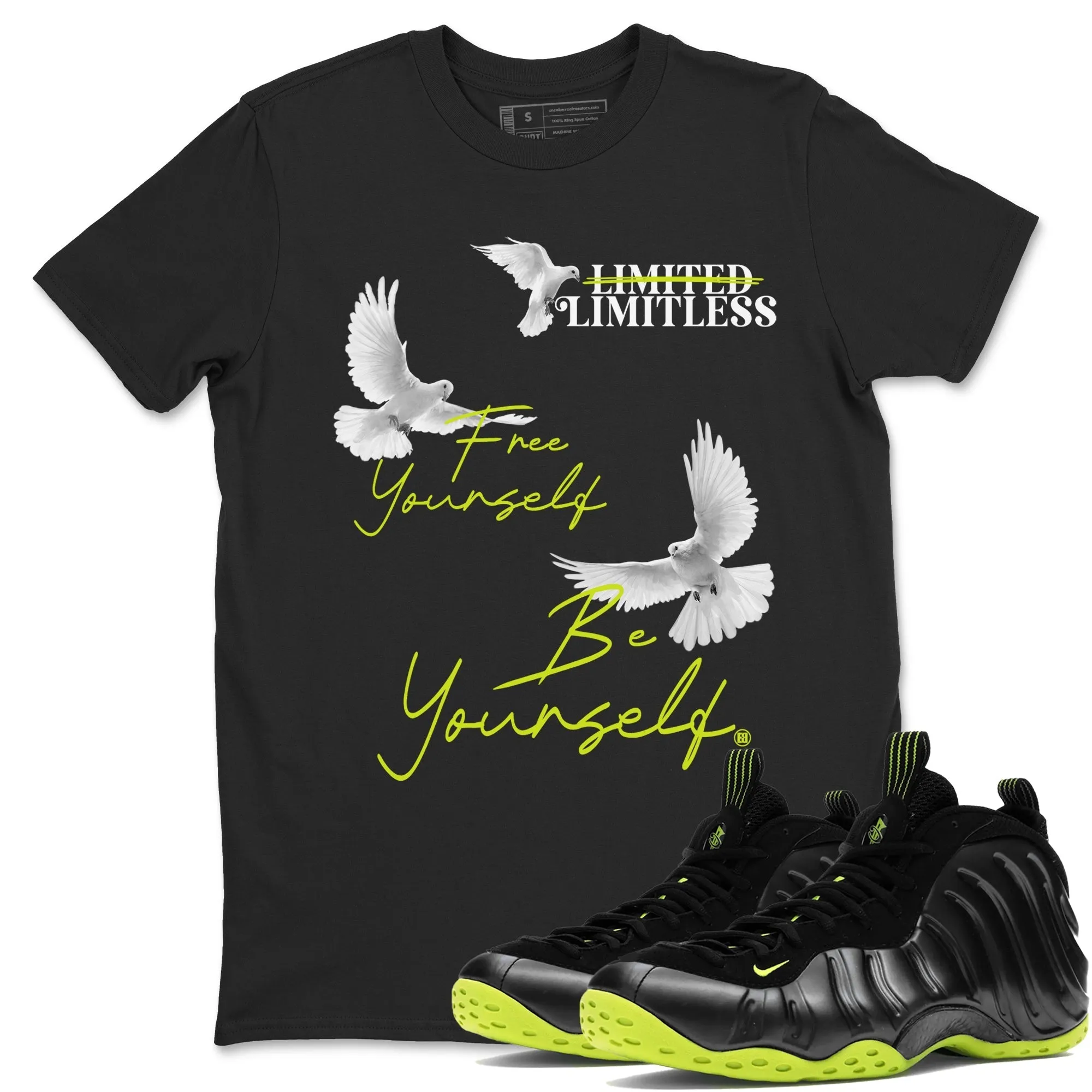 Be Black Yourself Foamposite One Fairly priced Volt SNRT - Free Vast range Air Yourself Tees Sneaker