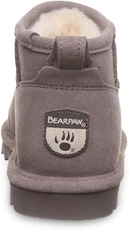 BEARPAW Women's Shorty Multiple Colors | Women's Ankle Boot | Women's Slip On Boot | Comfortable Winter Boot