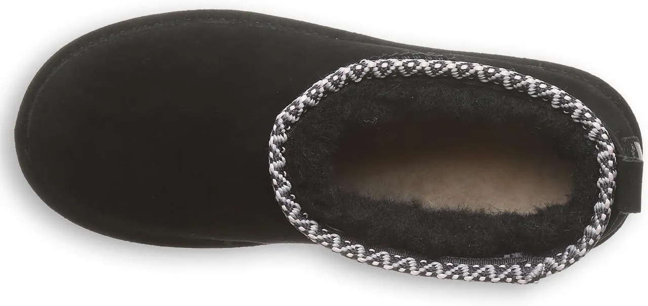 BEARPAW Women's Super Shorty Deco Multiple Colors | Women's Ankle Boot | Women's Slip On Boot | Comfortable Winter Boot