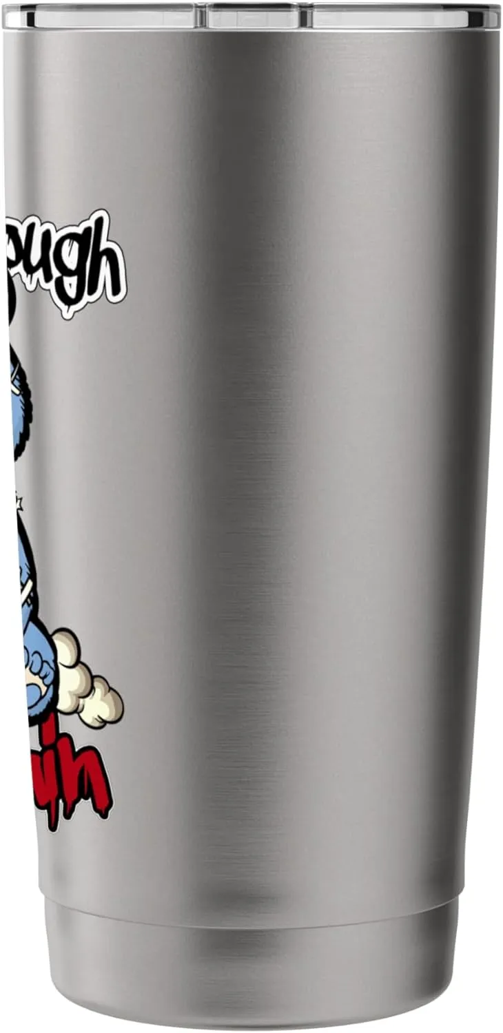 Blue Broken Teddy Bear Urban Streetwear Sneaker Match Stainless Steel Insulated Tumbler