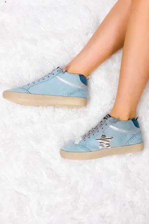 Blue Skies Star Patch Hightop Sneakers