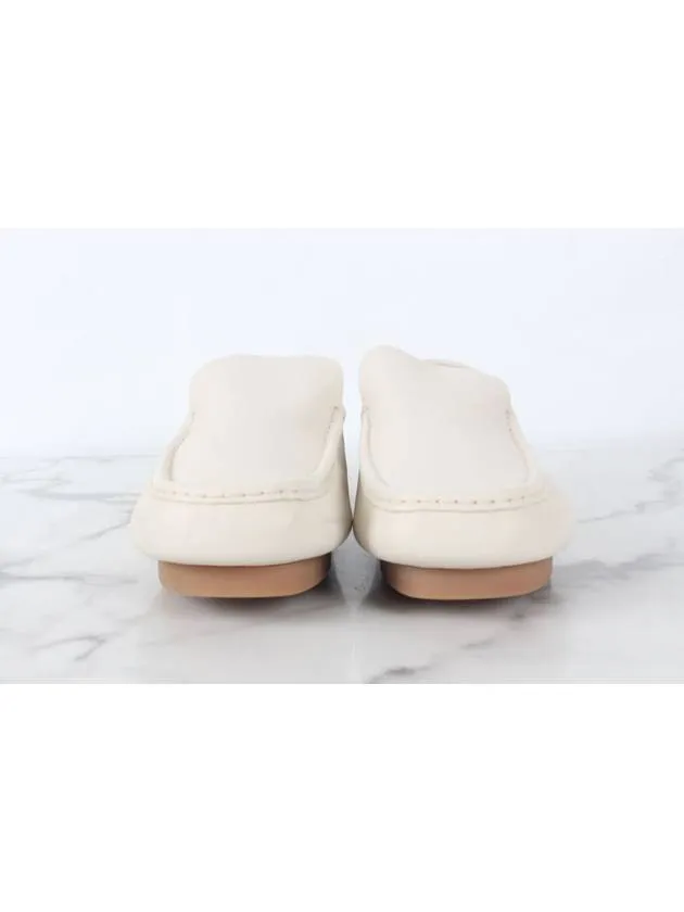Bottega Veneta Leather Driving Loafer White 44 290