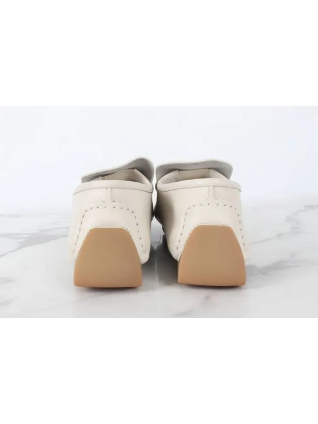 Bottega Veneta Leather Driving Loafer White 44 290