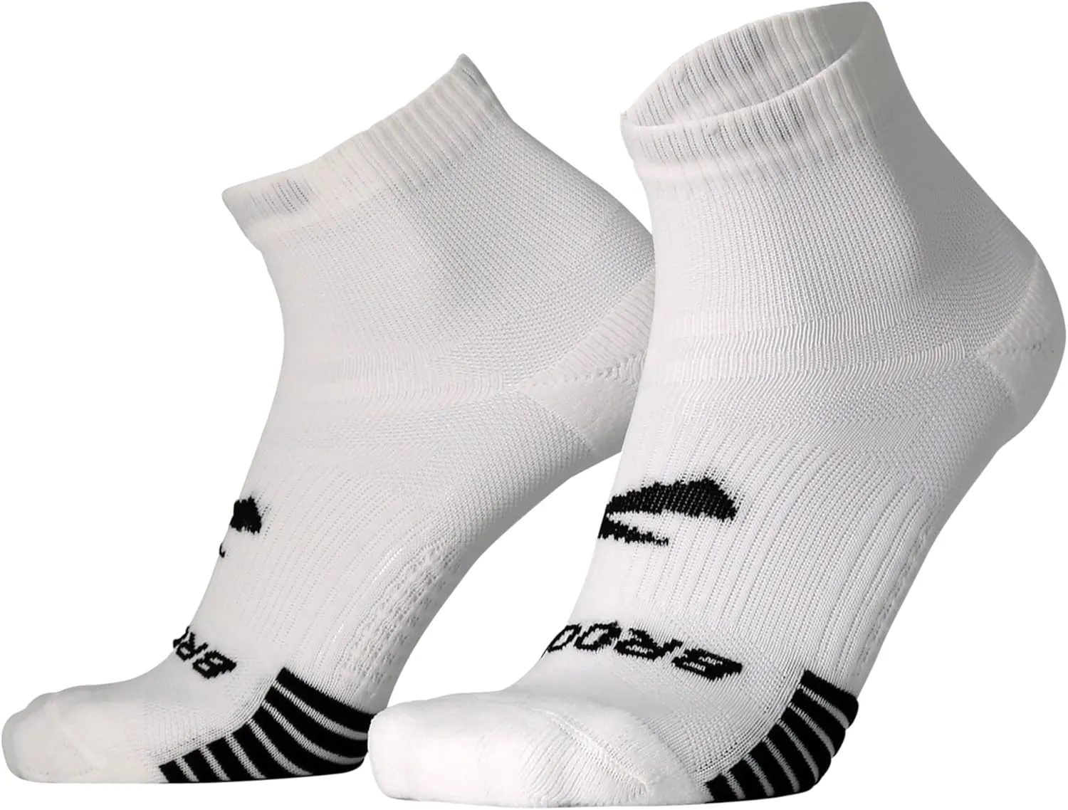 Brooks Ghost Lite Quarter Socks I Performance Running, Comfort Fit with Arch Support for Men & Women (2-Pack Set)