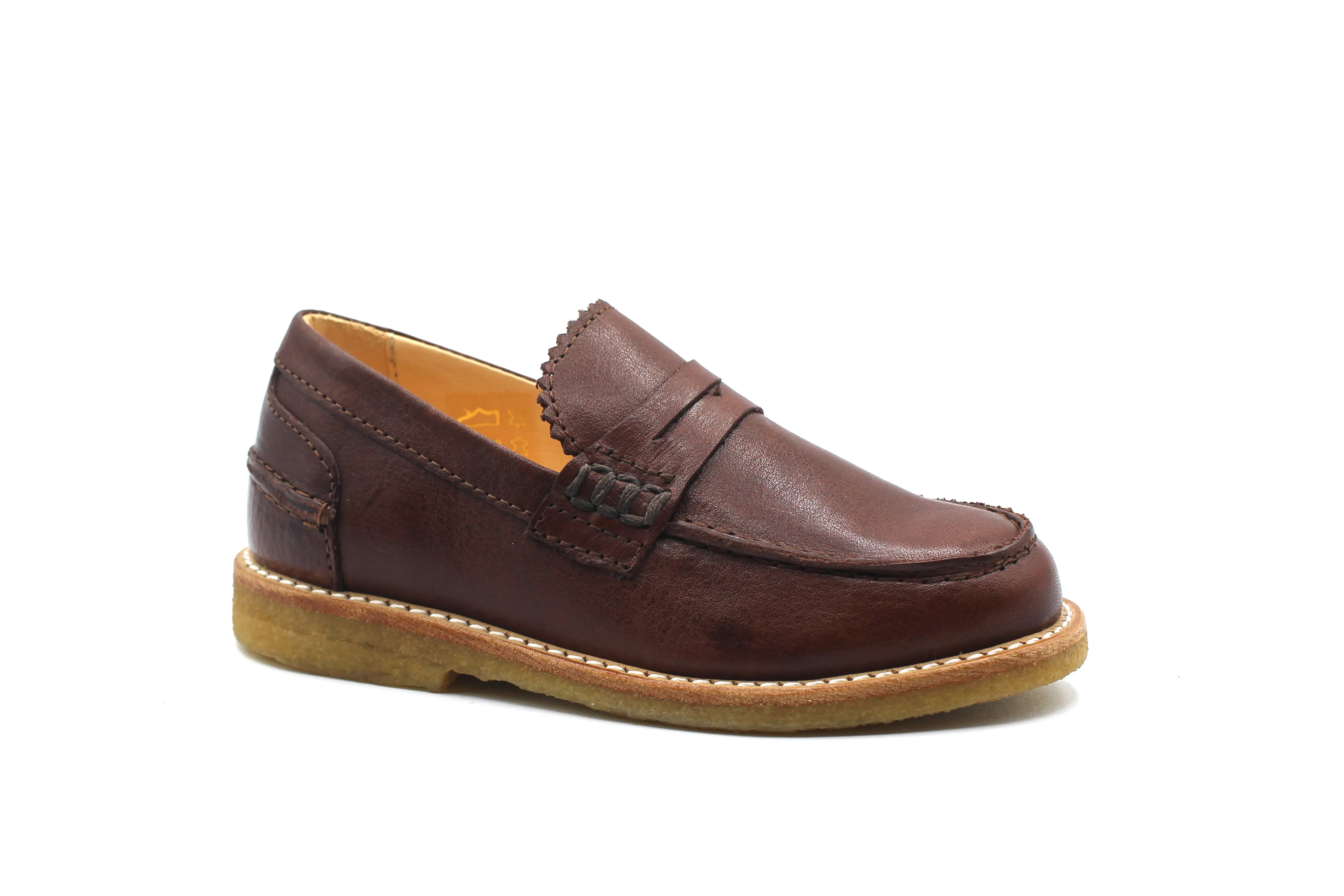 Brown Bark Penny Loafer  • by Angulus