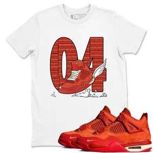 By Trending sale Air To Tees Brick Sneaker - SNRT Fly The Brick Clouds Competitive pricing 4 Jordan