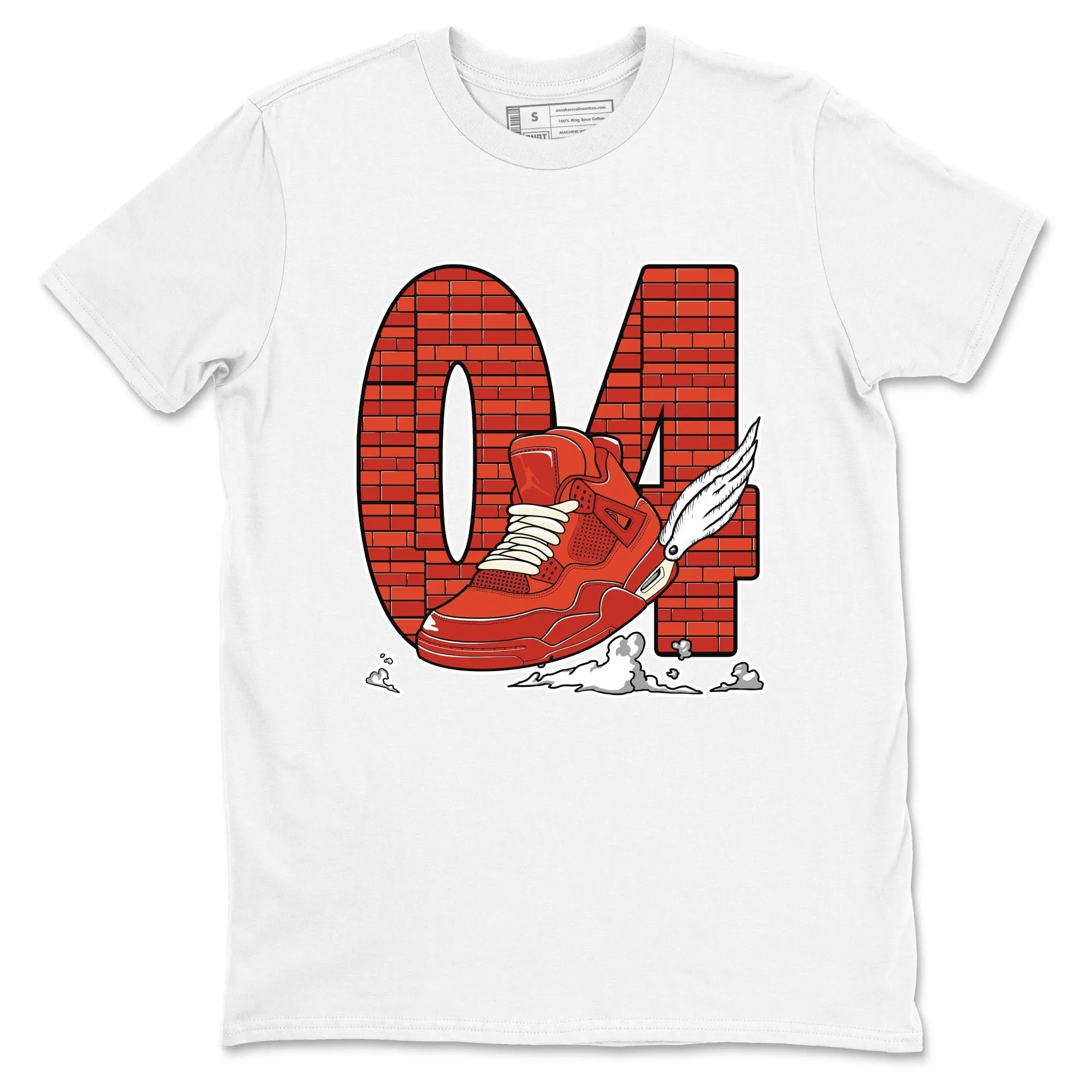 By Trending sale Air To Tees Brick Sneaker - SNRT Fly The Brick Clouds Competitive pricing 4 Jordan