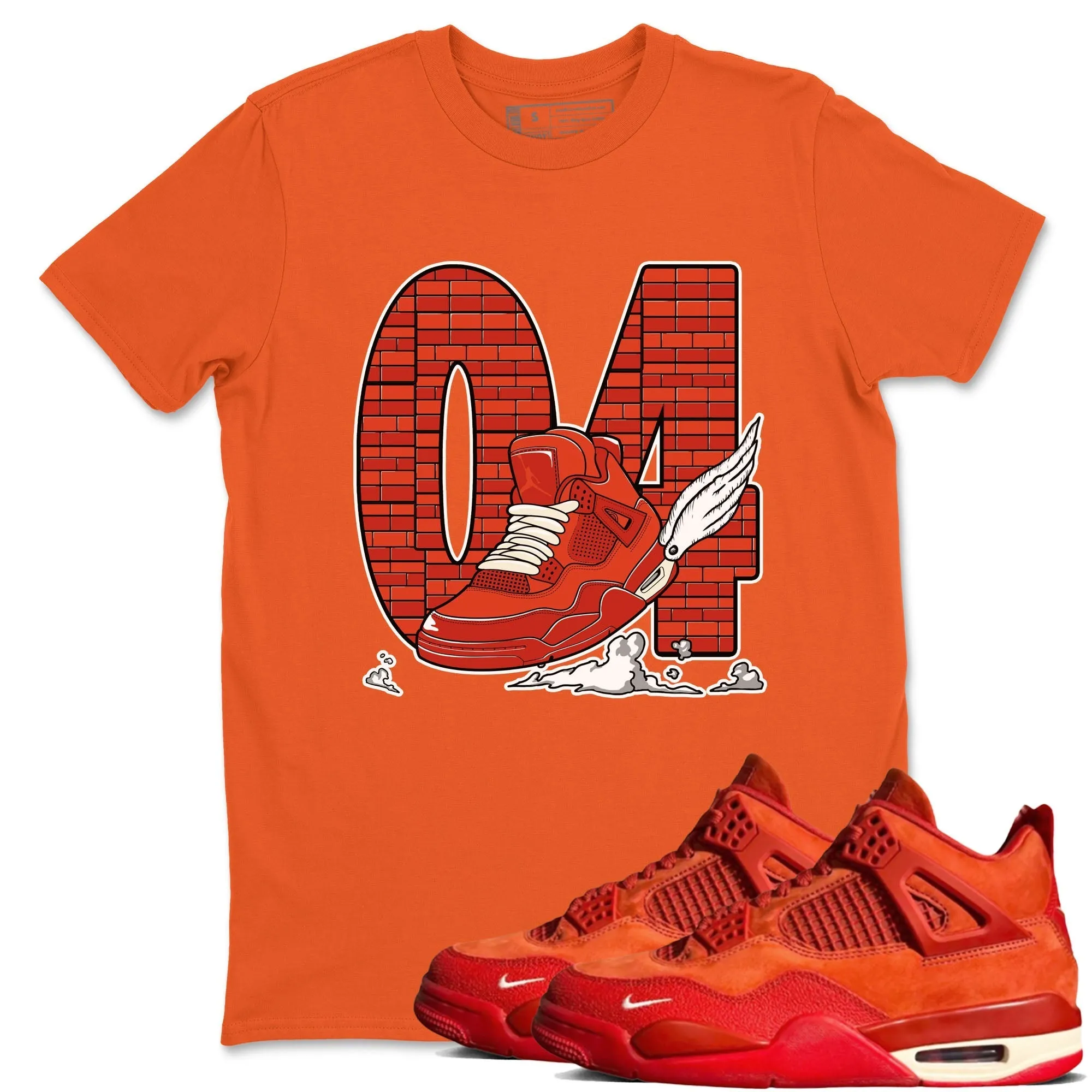 By Trending sale Air To Tees Brick Sneaker - SNRT Fly The Brick Clouds Competitive pricing 4 Jordan