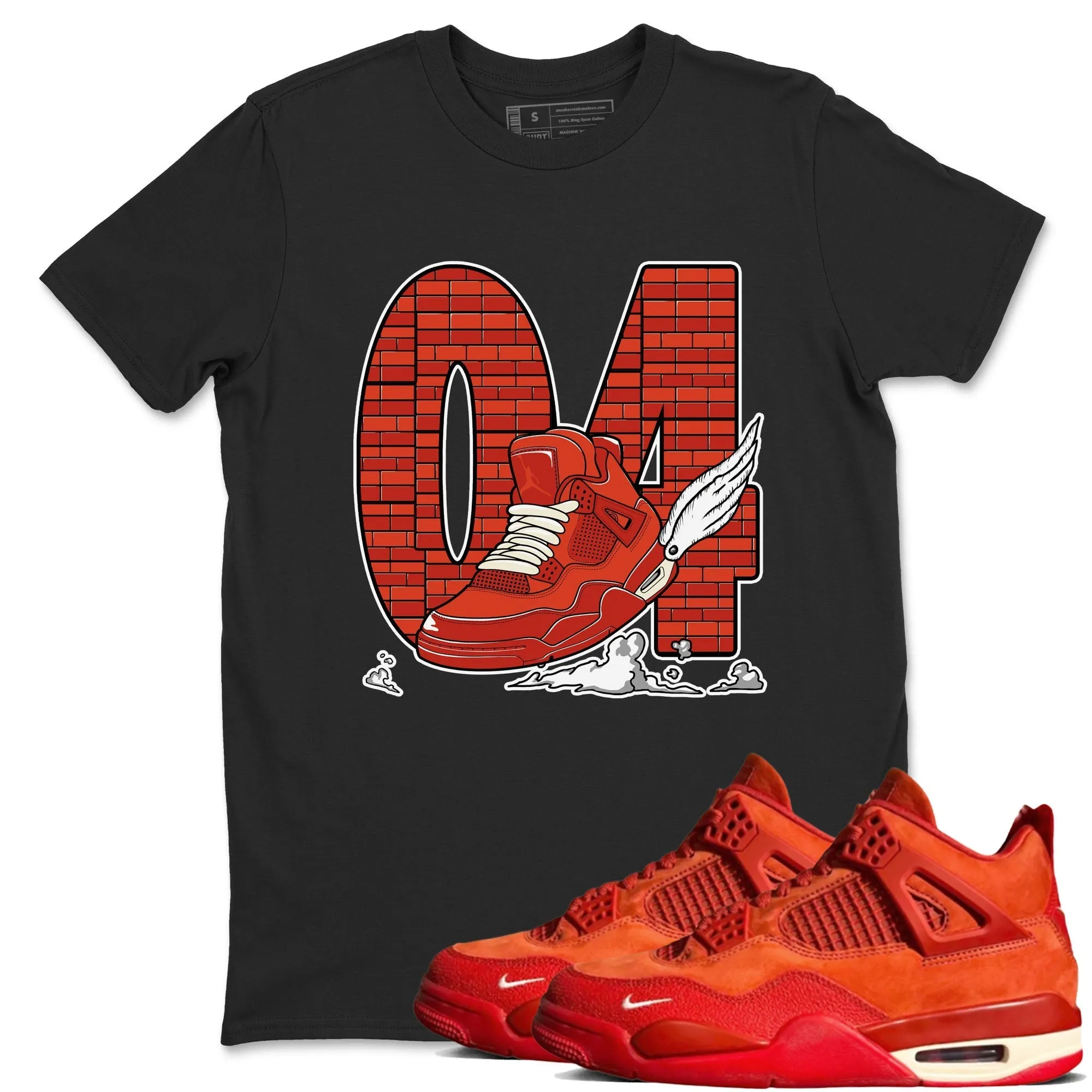 By Trending sale Air To Tees Brick Sneaker - SNRT Fly The Brick Clouds Competitive pricing 4 Jordan