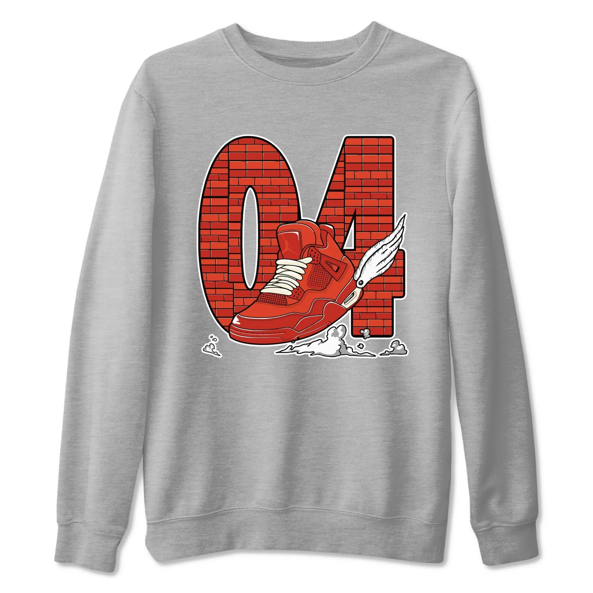 By Trending sale Air To Tees Brick Sneaker - SNRT Fly The Brick Clouds Competitive pricing 4 Jordan