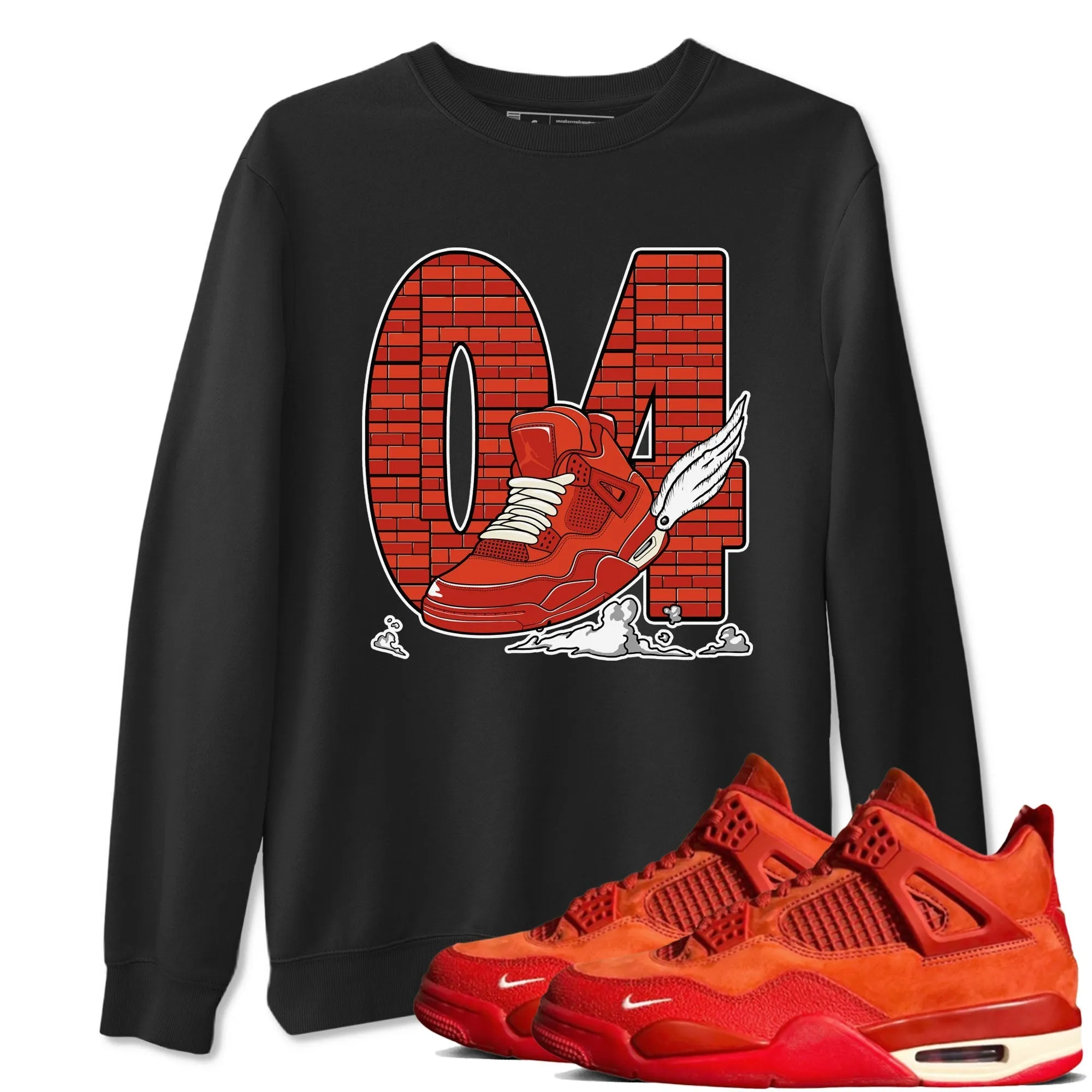 By Trending sale Air To Tees Brick Sneaker - SNRT Fly The Brick Clouds Competitive pricing 4 Jordan