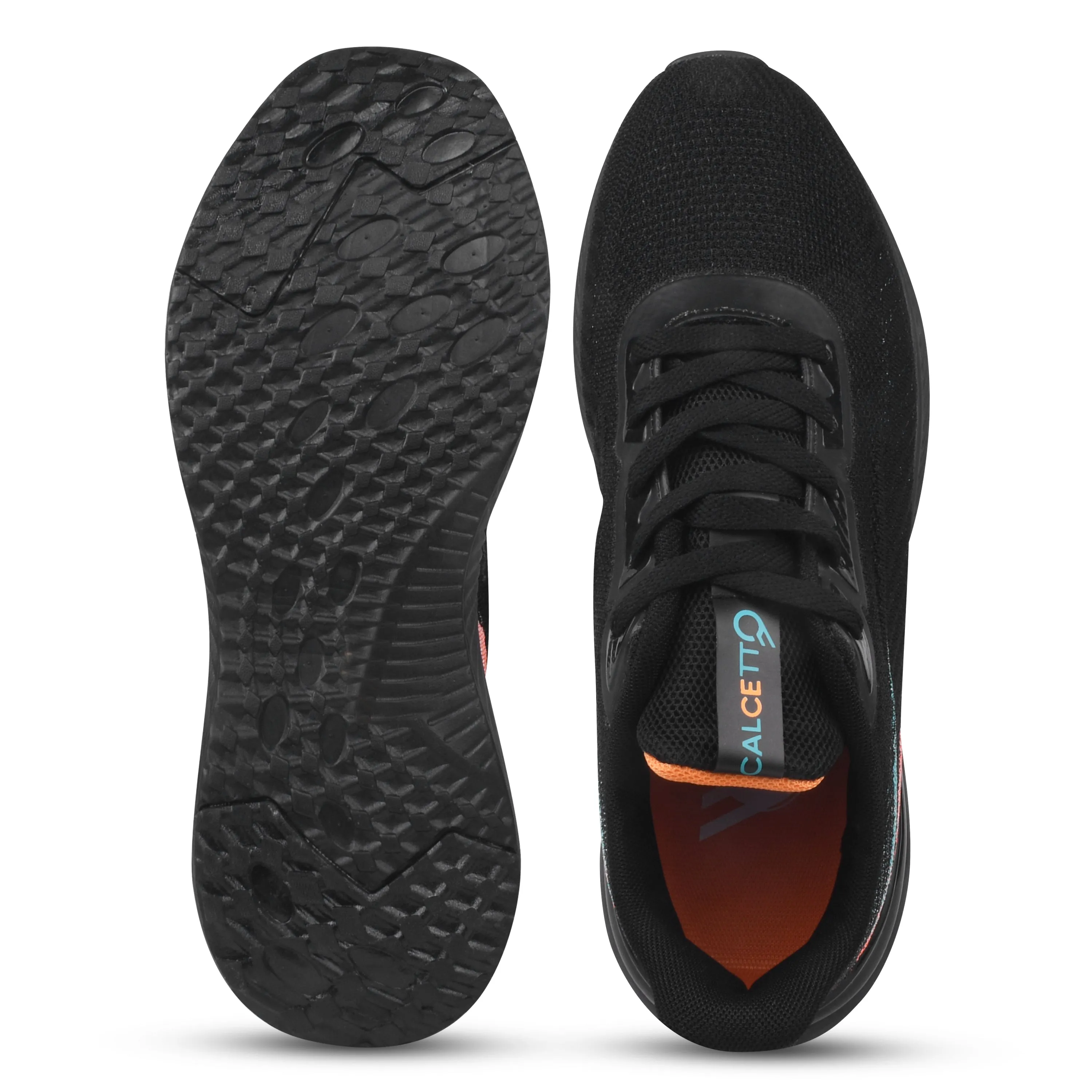 Calcetto Lightweight Lifstyle Men'S Running Sports Shoes CLT-0988 FULL BLACK