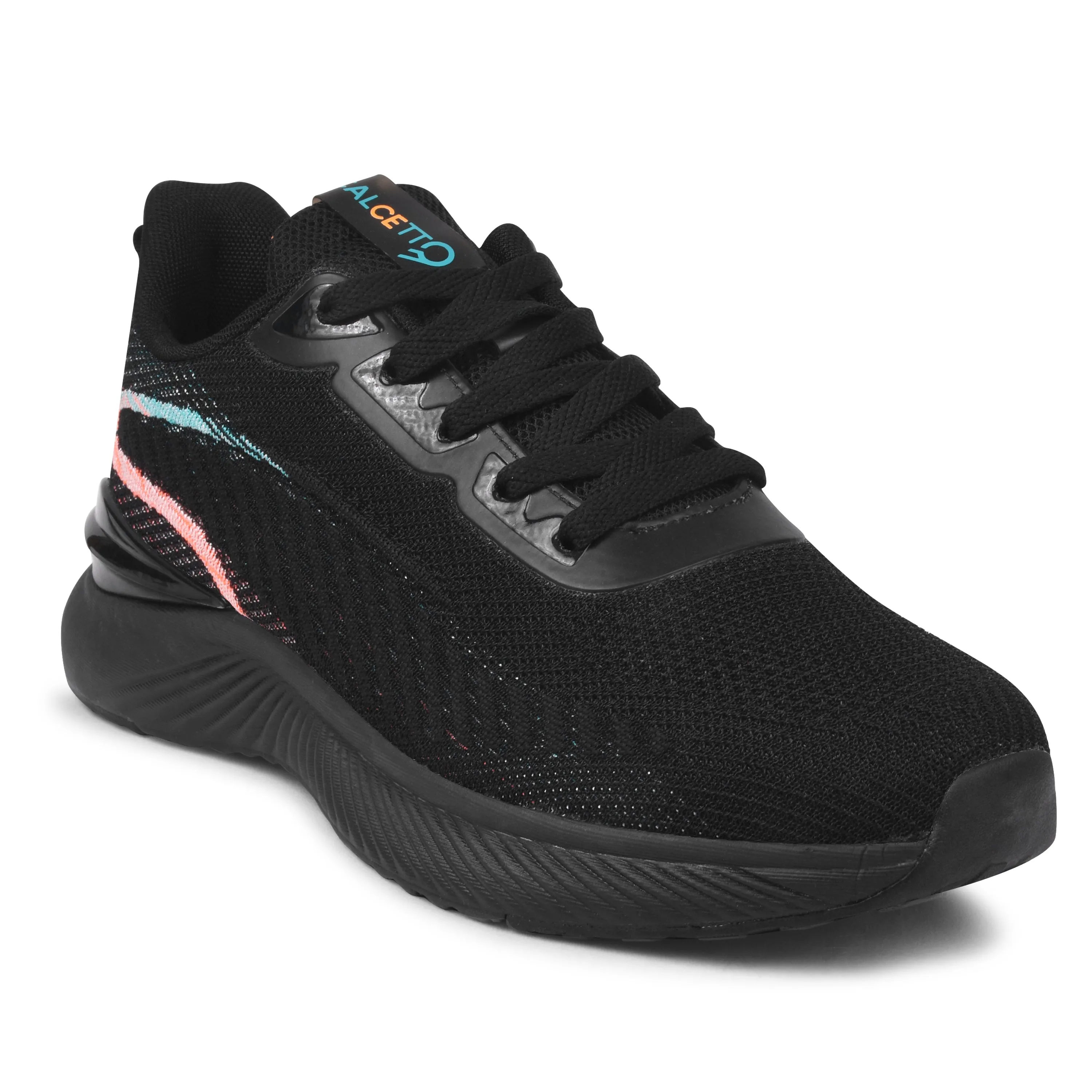 Calcetto Lightweight Lifstyle Men'S Running Sports Shoes CLT-0988 FULL BLACK