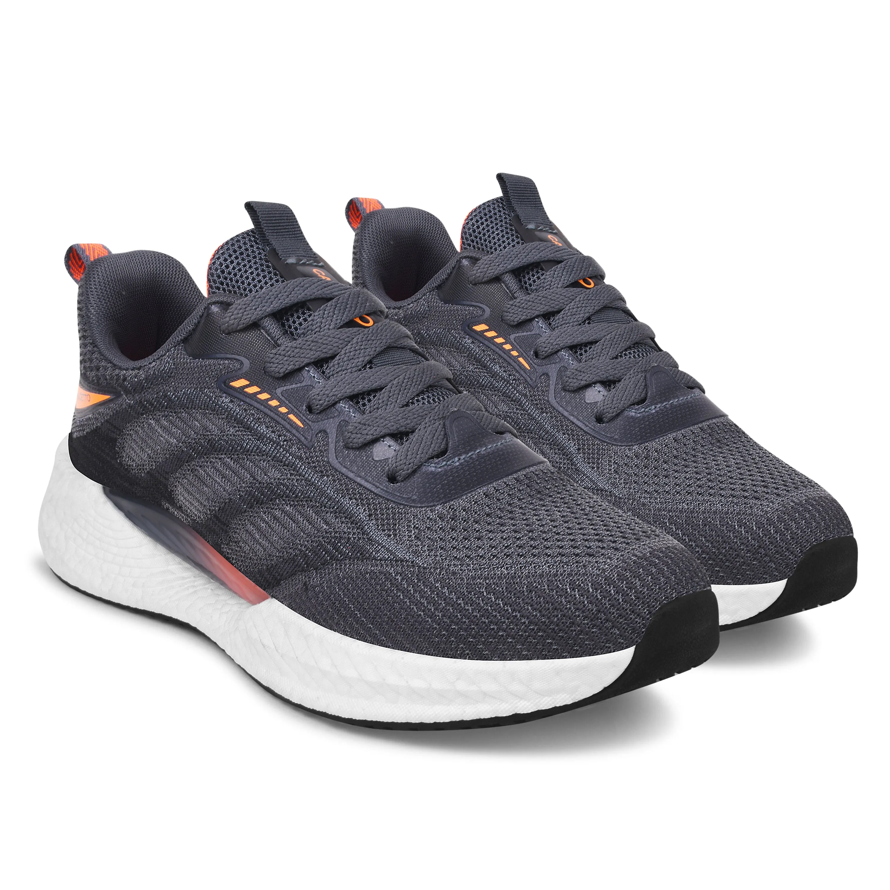 Calcetto Lightweight Lifstyle Men'S Running Sports Shoes CLT-1005 D GREY ORANGE