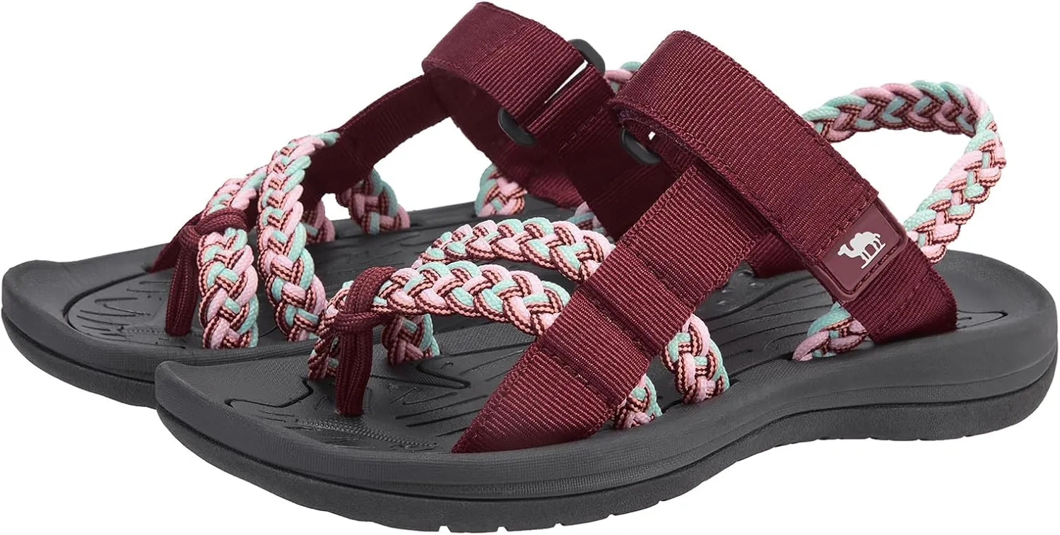 CAMEL CROWN Hiking Sandals for Women Comfortable Athletic Sport Sandal with Arch Support for Casual Walking Outdoors Water Beach Vacation
