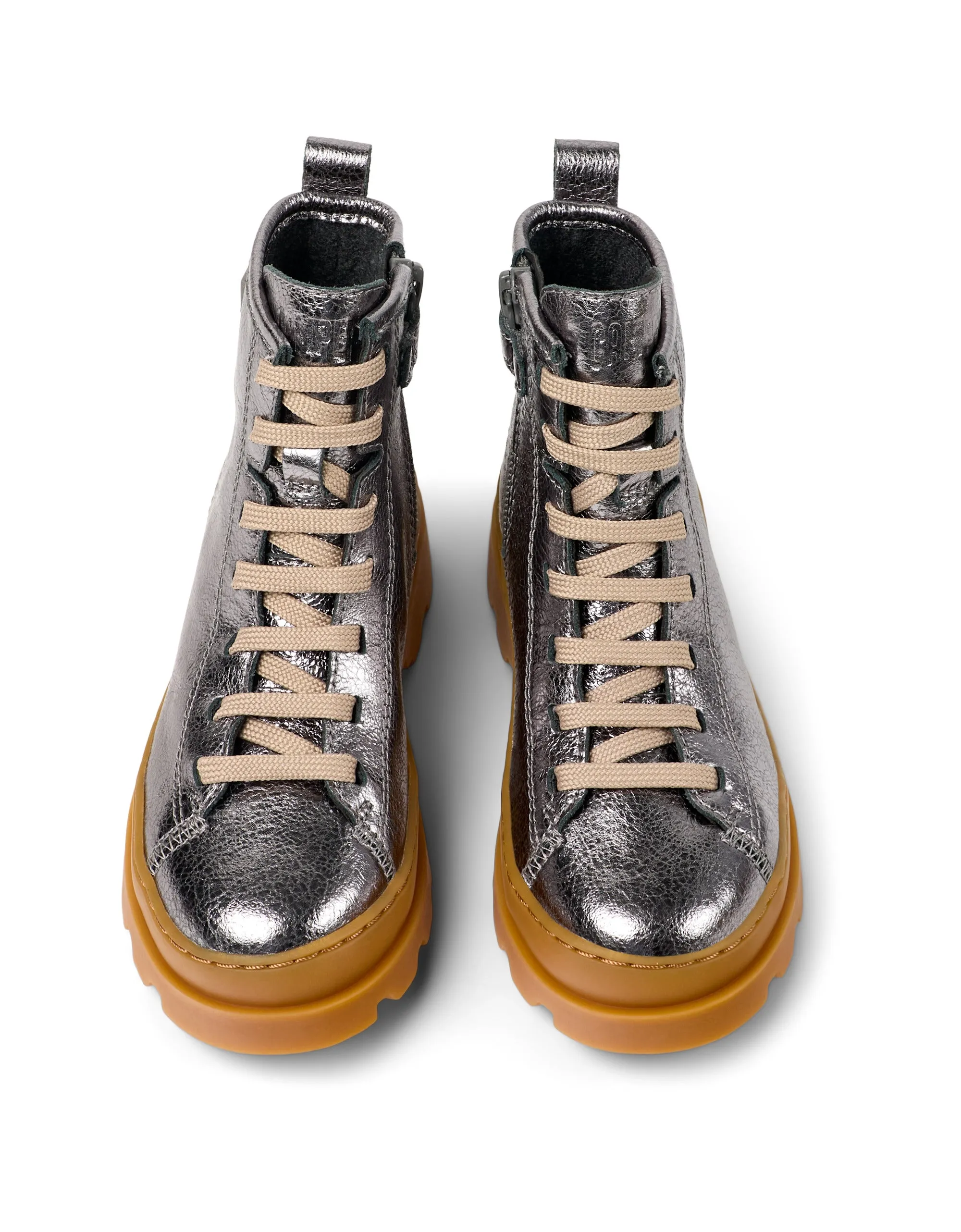 CAMPER BRUTUS BOOT - SILVER