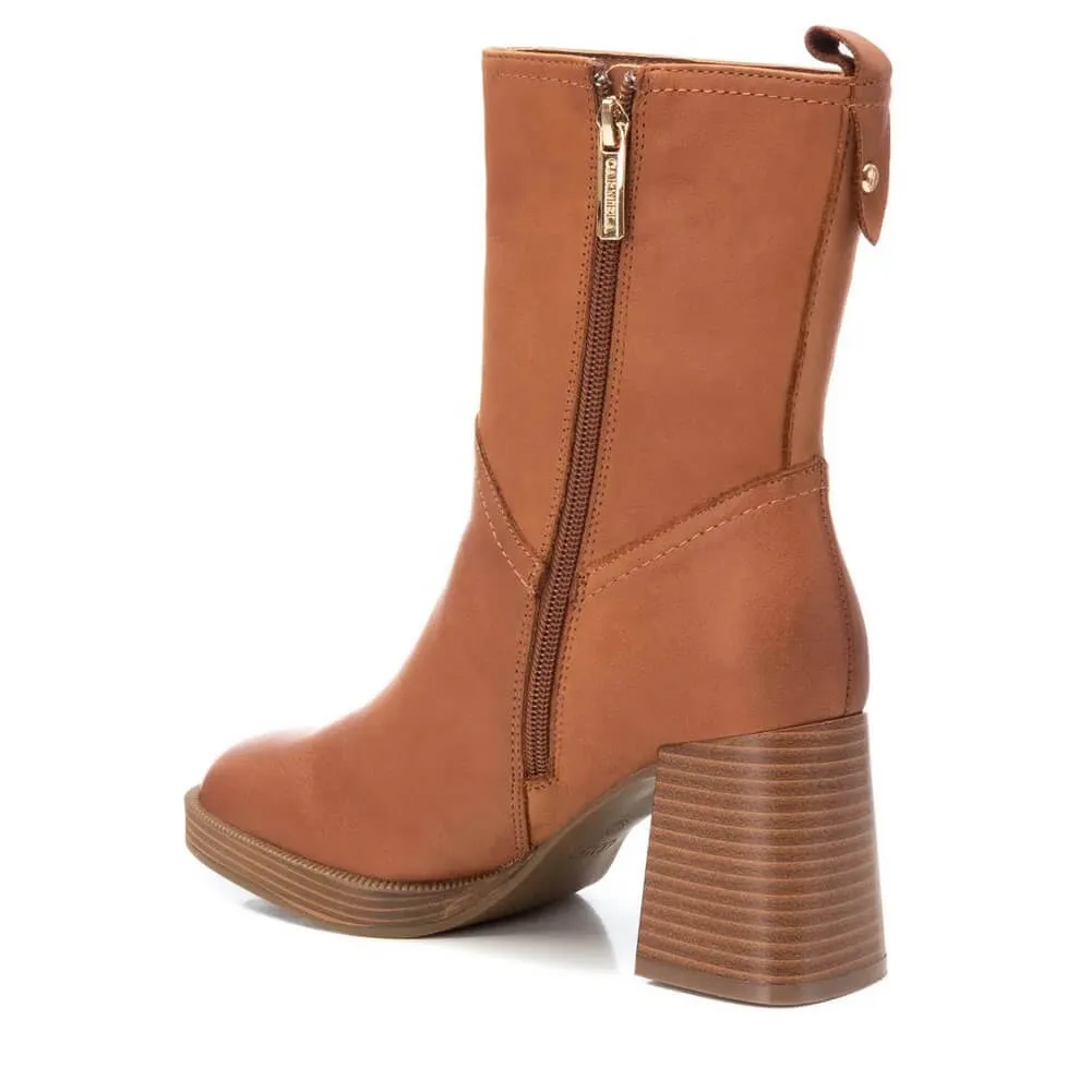 Carmela 161205 Stacked Heel-CAMEL