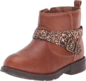 Carter's Girl's Cathy2 Ankle-Boot, Brown, 11 Little Kid
