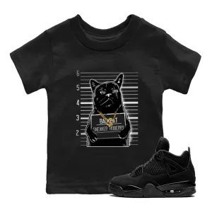 Cat Winter sale SNRT Tees - Cat Kids Stylish design Bad Sneaker 4 Air Black Jordan