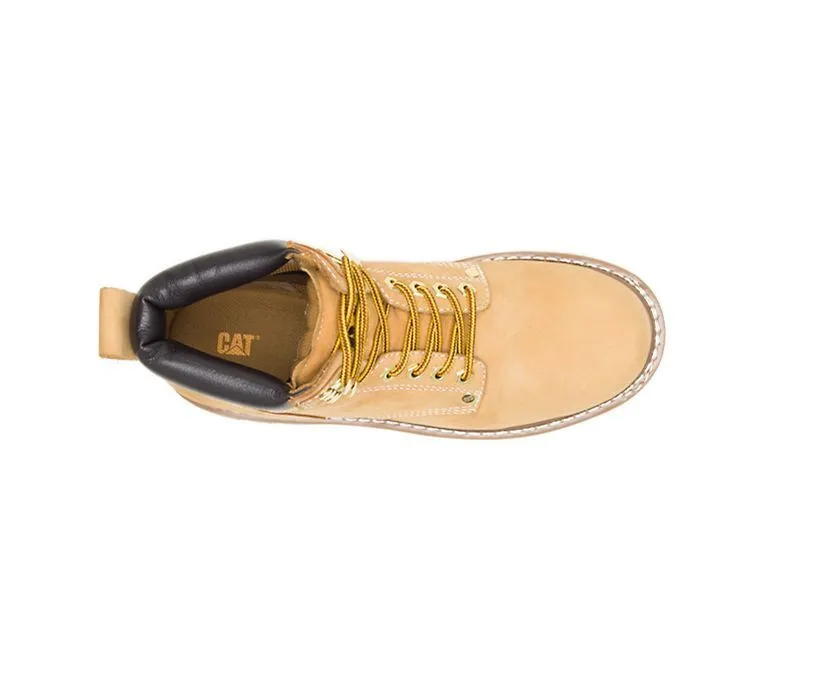 Caterpillar Men's Second Shift Soft Toe Work Boot Tan | Honey Leather