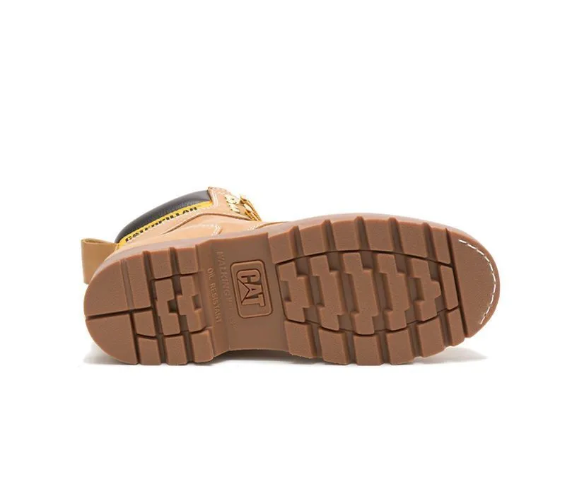 Caterpillar Men's Second Shift Soft Toe Work Boot Tan | Honey Leather