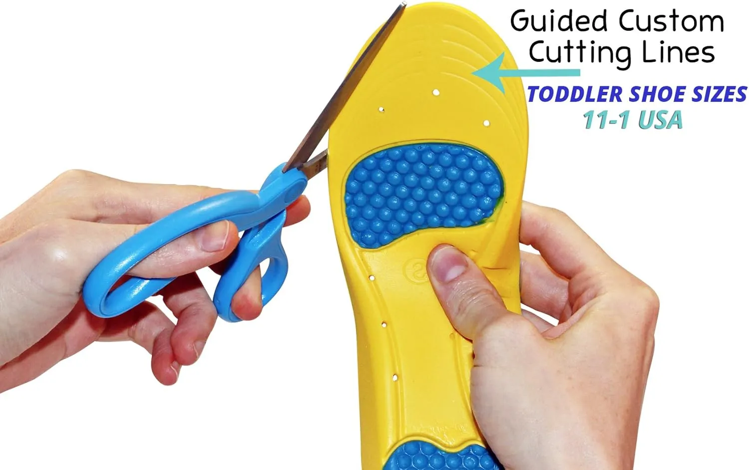 Children's Athletic Memory Foam Insoles For Arch Support and Comfort for Active Children ((20 CM) Toddler Size 11-1)