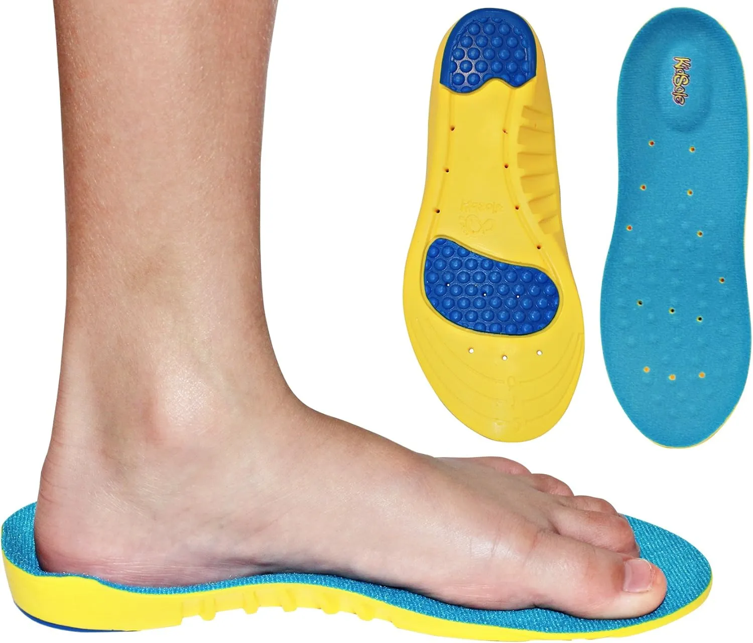 Children's Athletic Memory Foam Insoles For Arch Support and Comfort for Active Children ((20 CM) Toddler Size 11-1)