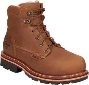Chippewa Men's Thunderstruck Blonde 6" Lace-Up Waterproof Work Boot - TH1011 14 EE US