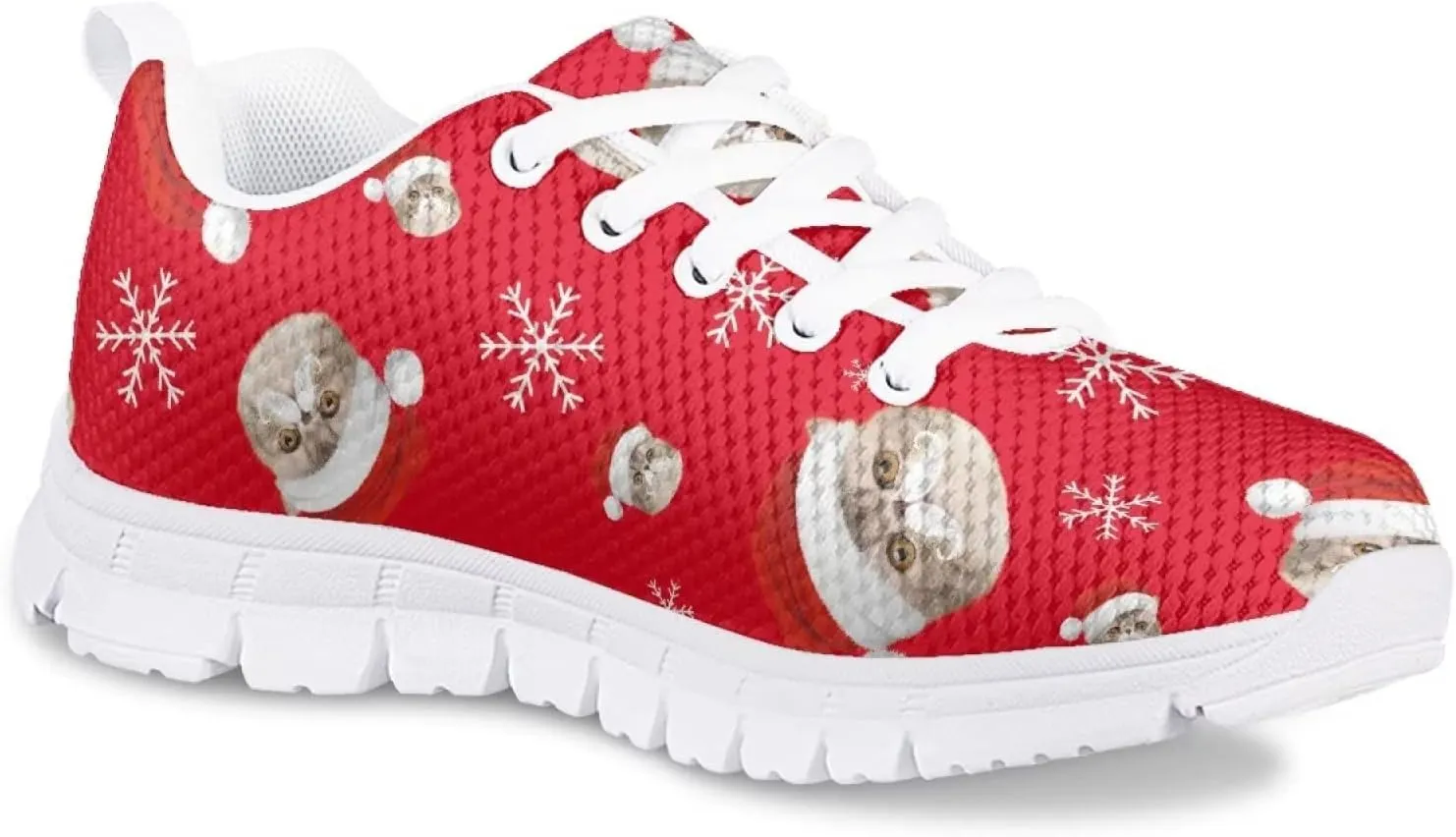 Christmas Shoes for Girls Boys Lightweight Casual Cute Athletic Sneakers Kids Running Shoes Holiday Outfit