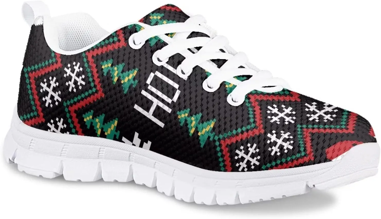 Christmas Shoes for Girls Boys Lightweight Casual Cute Athletic Sneakers Kids Running Shoes Holiday Outfit