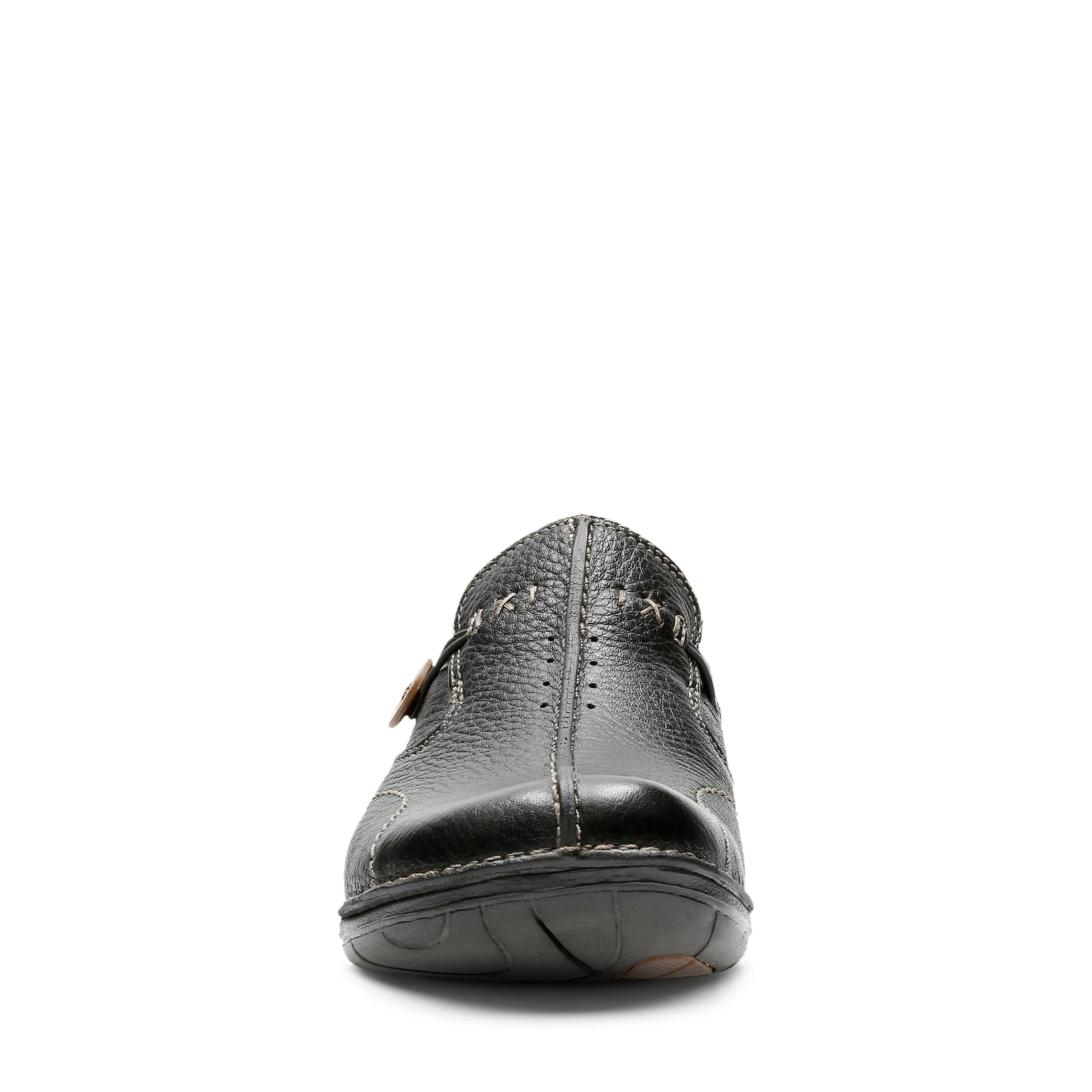 CLARKS - Un Loop Black Leather