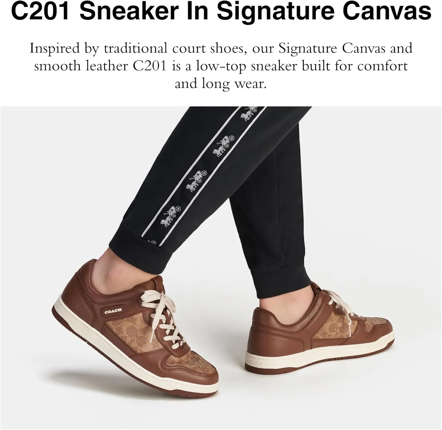 Coach Men's C201 Signature Sneaker
