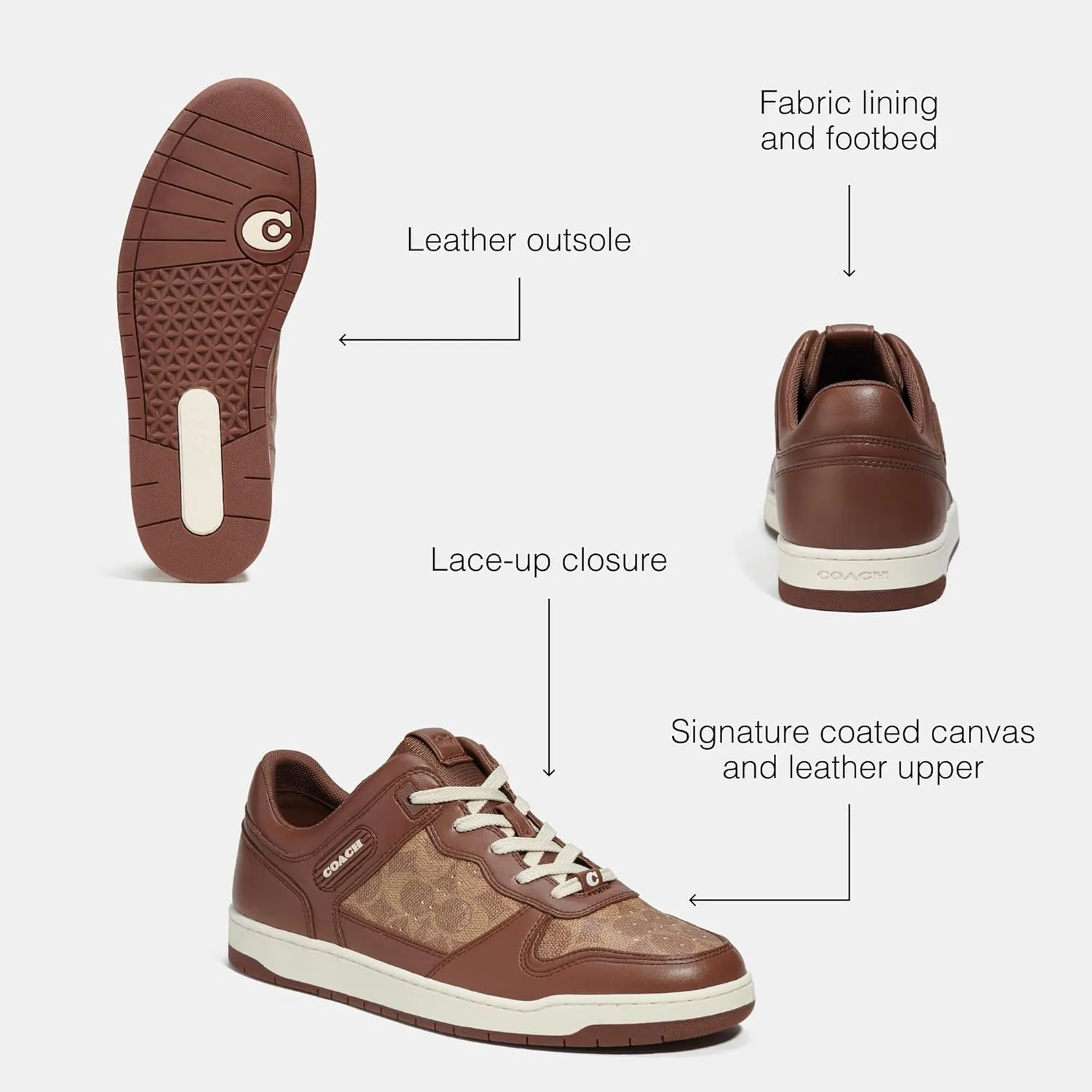 Coach Men's C201 Signature Sneaker