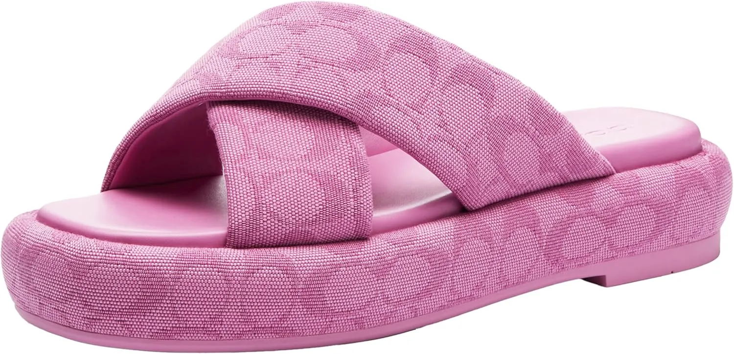 Coach Women's Penelope Signature C Sandal Platform