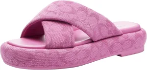 Coach Women's Penelope Signature C Sandal Platform