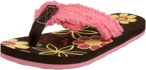 cobian Little Kid/Big Kid Florecita Sandal,Chocolate,9 M US Toddler