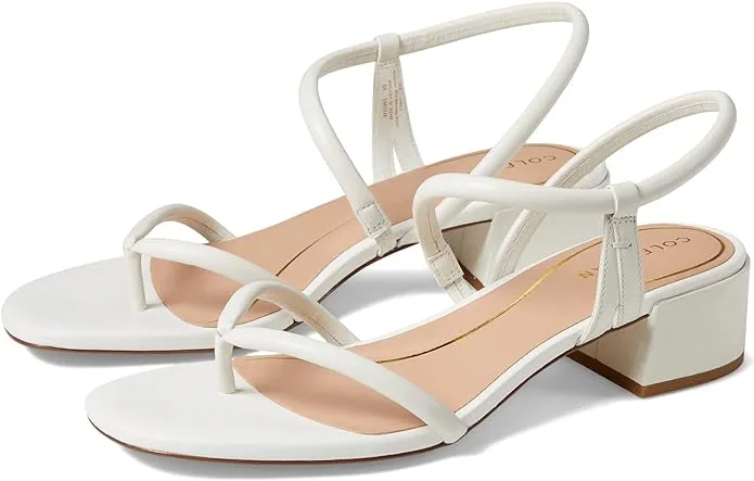 Cole Value-for-money Block Slip Sandals Haan Calli Heeled Heel On Leather Thong Toe Egret Open Express international shipping