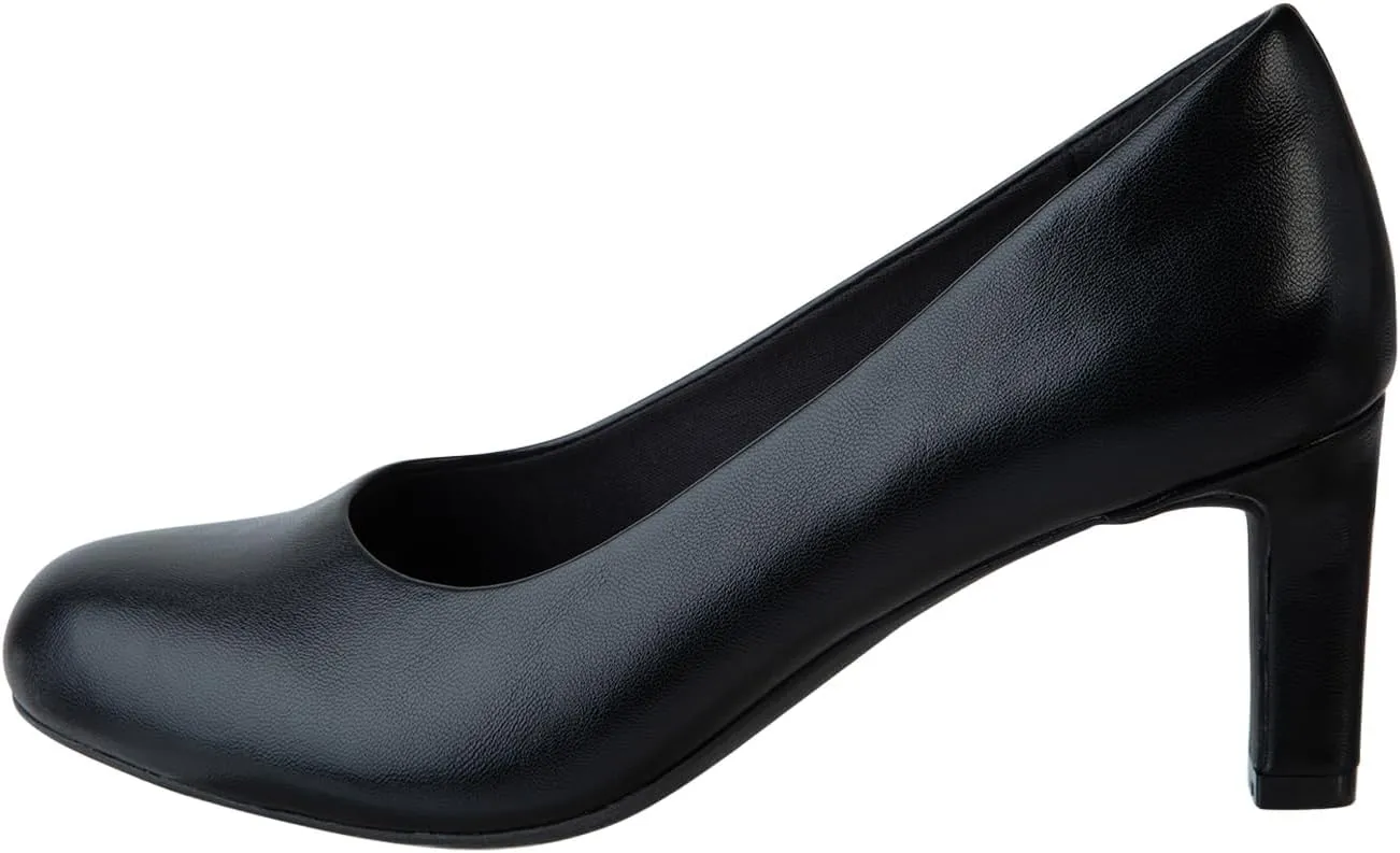 Comfort Plus by Predictions Womens Kasey Round Toe Pump