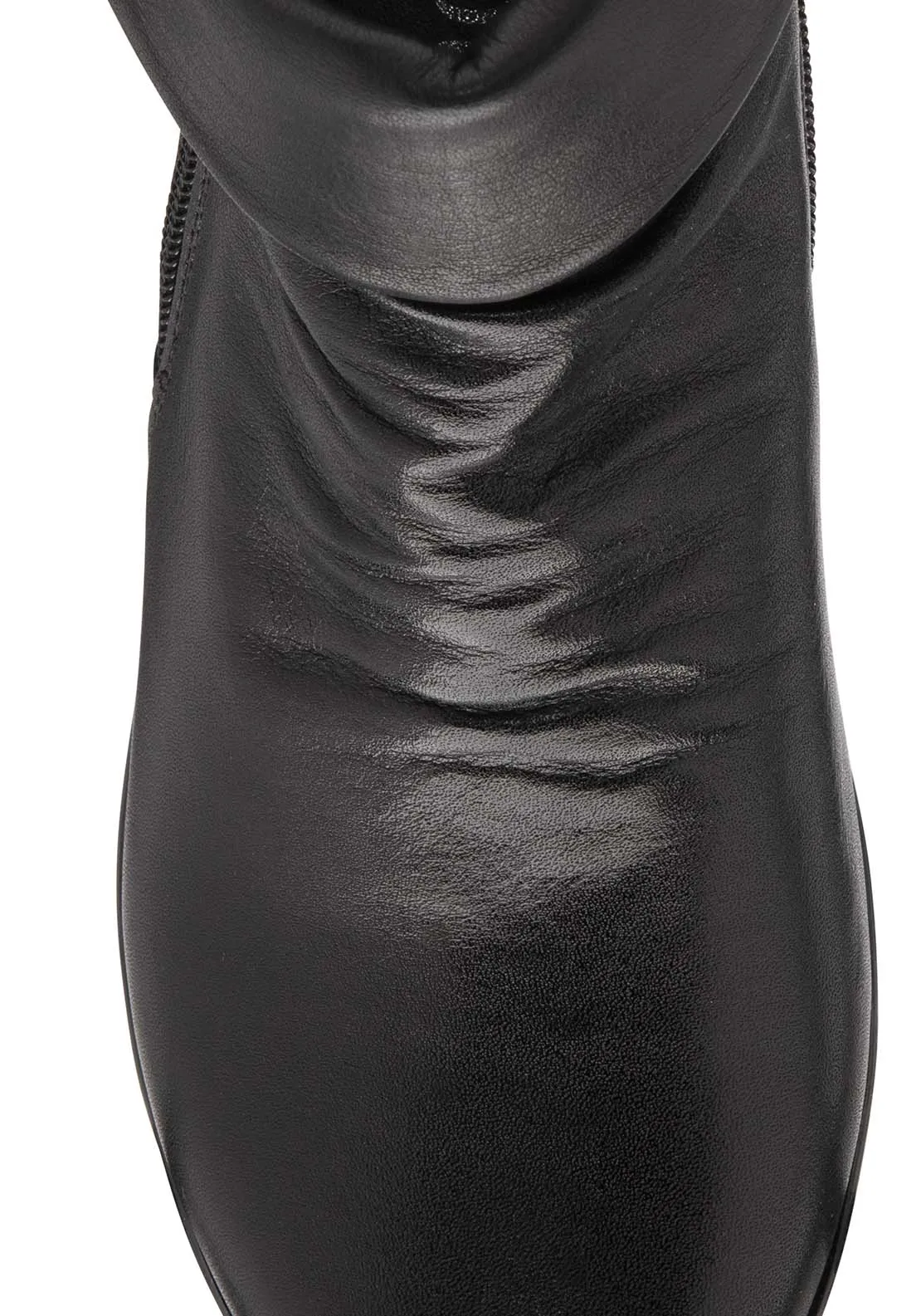 Cordelia Ladies Ankle Boot - Black Leather