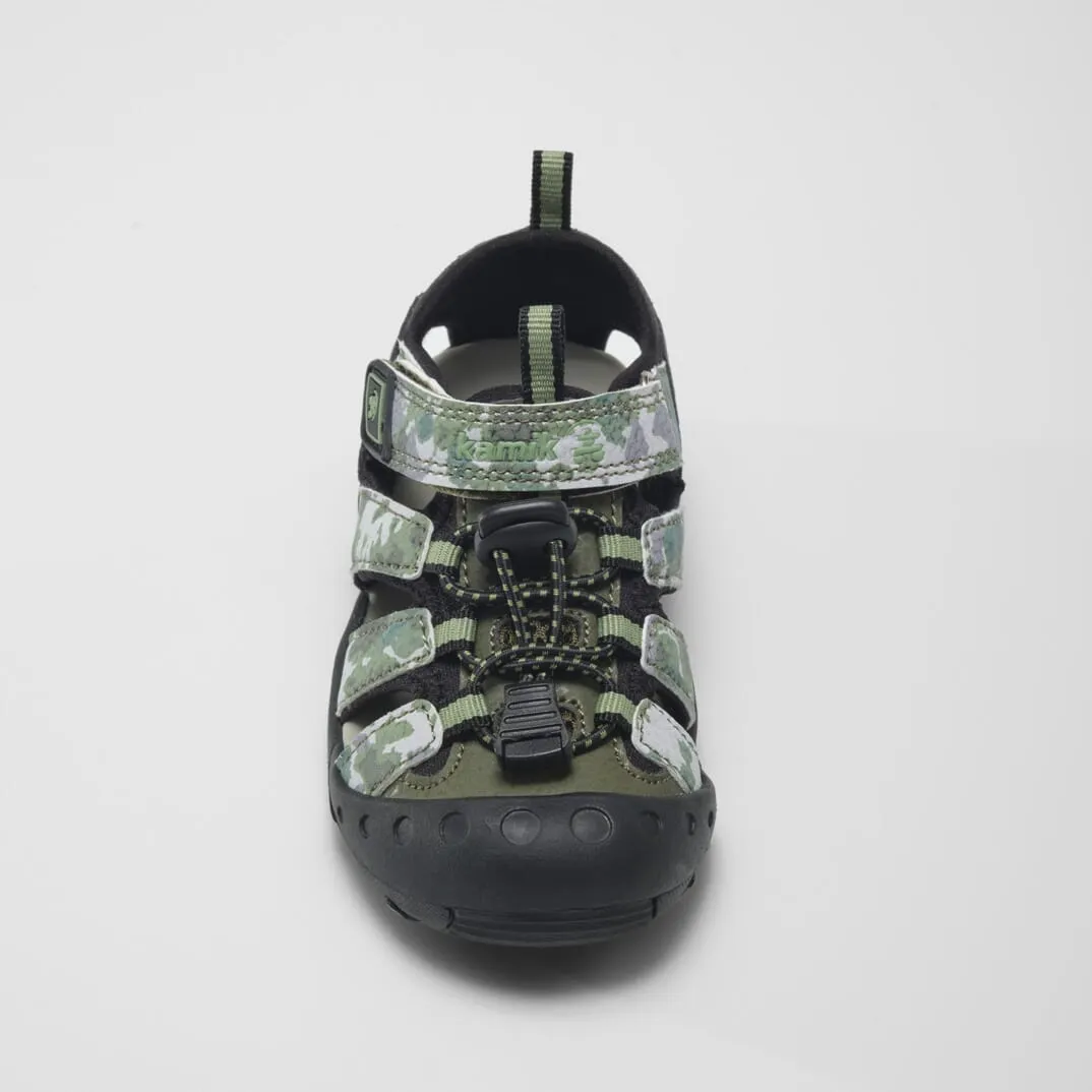 Crab Print - Kids' Closed-Toe Sandals