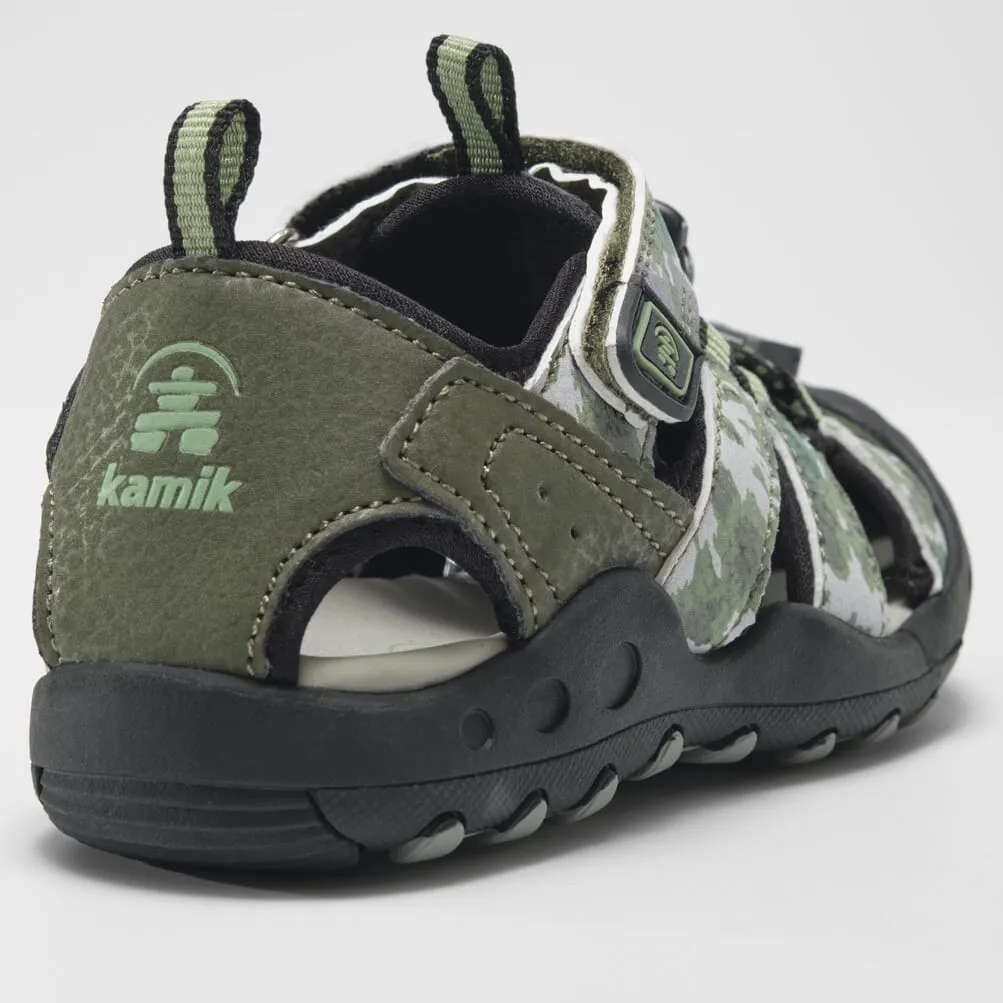 Crab Print - Kids' Closed-Toe Sandals