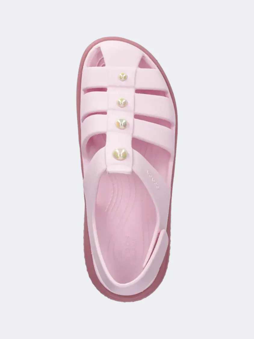Crocs Stomp Fisherman Pearl Unisex Lifestyle Sandal Pink
