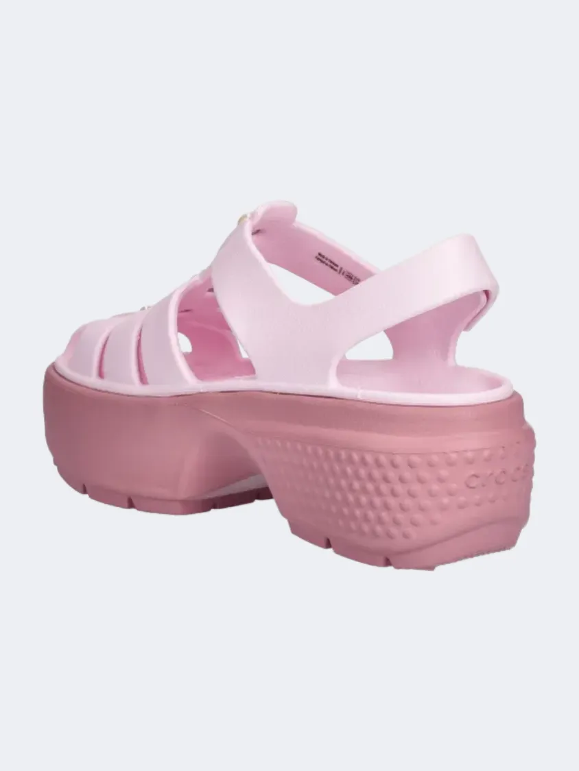 Crocs Stomp Fisherman Pearl Unisex Lifestyle Sandal Pink