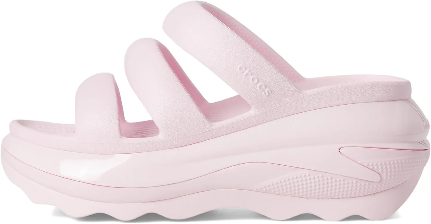 Crocs Unisex-Adult Mega Crush Triple Strap Sandal Platform