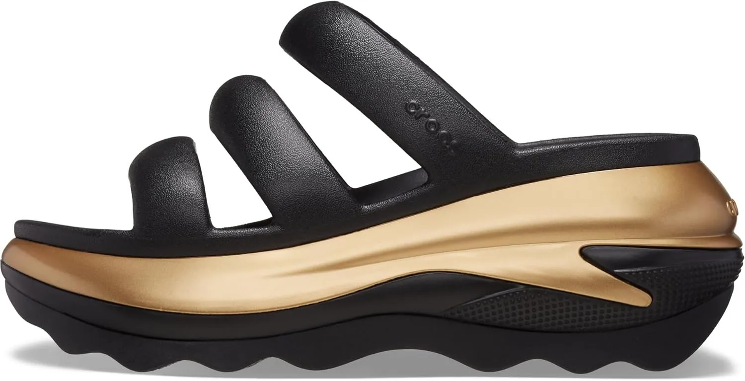 Crocs Unisex-Adult Mega Crush Triple Strap Sandal Platform